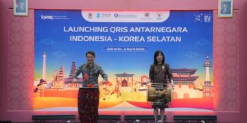 Launching QRIS Indonesia-Korea Selatan.(Foto: Bank Indonesia)