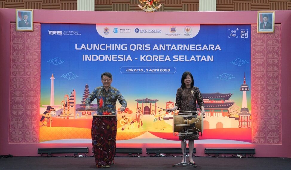 Launching QRIS Indonesia-Korea Selatan.(Foto: Bank Indonesia)