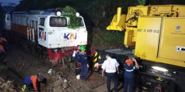 Penanganan longsor di di lintas Maswati–Sasaksaat (MSI–SKT.(Foto: Istimewa)
