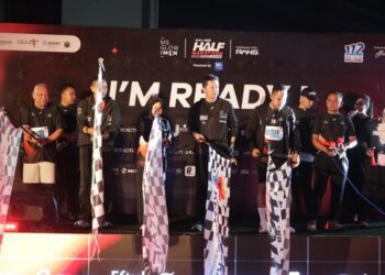 Ajang MS Glow For Men Malang Half Marathon 2026 resmi dibuka dan menjadi salah satu event lari terbesar di Kota Malang.(foto:raiky/kemenpora.go.id)