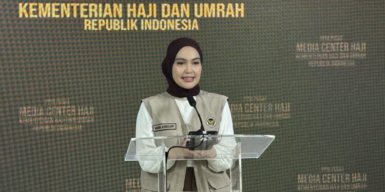 Juru Bicara Kemenhaj, Maria Assegaff,(Foto: Humas Kemenhaj)