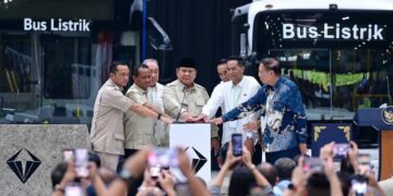 Presiden Prabowo Subianto meresmikan pabrik perakitan kendaraan komersial listrik PT. VKTR Sakti Industries di Kabupaten Magelang, Jawa Tengah, Kamis (09/04/2026).(Foto: Setneg)