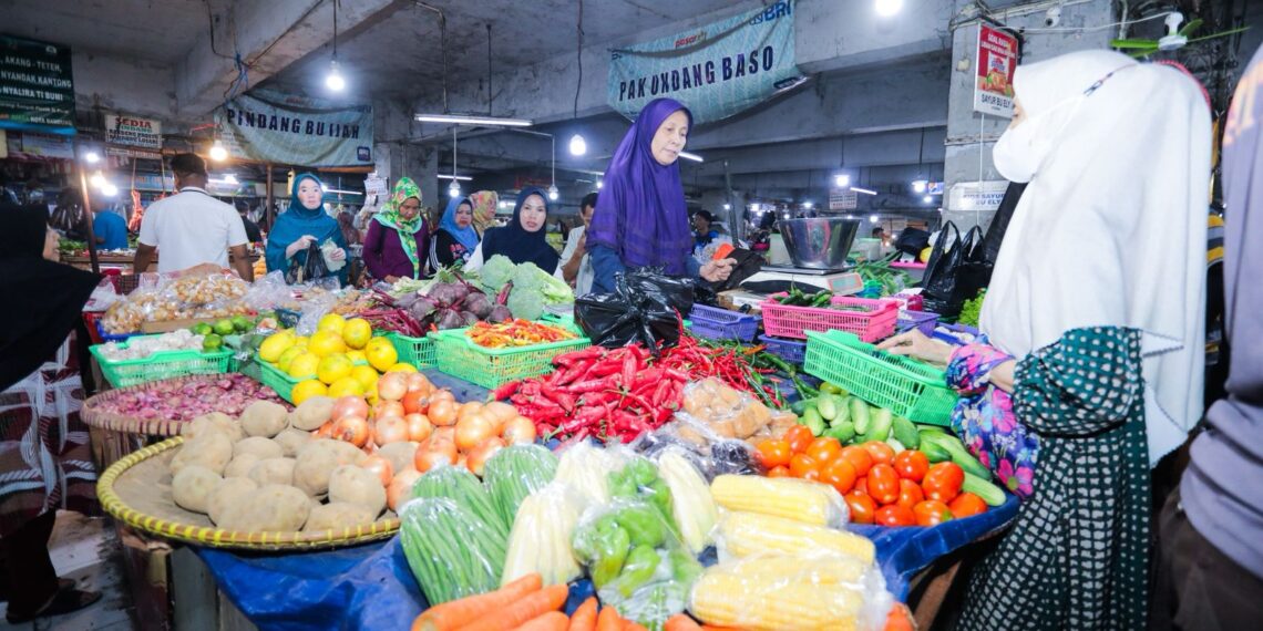 Pasar tradisional di Kota Bandung.(Foto: Humas Pemkot Bandung)