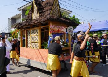 Pawai Lebaran di Bojonggede Bogor.(Foto: Humas Pemkab Bogor)