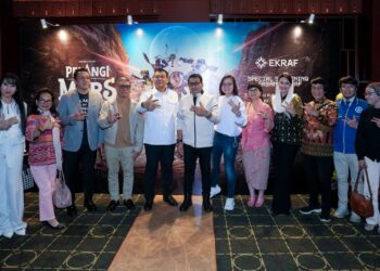 Special screening Pelangi di Mars di XXI Plaza Senayan, Jakarta pada Kamis (2/4/2026).(Foto: Ekraf)