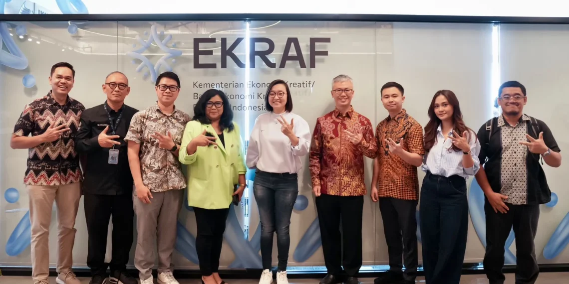 Wakil Menteri Ekonomi Kreatif (Wamen Ekraf) menerima audiensi Gabungan Pengusaha Jamu Indonesia (GP Jamu) bersama Acaraki dan pelaku industri terkait di Kantor Kementerian Ekraf, Jakarta, Kamis (2/4/2026). (Foto: Kementerian Ekraf)