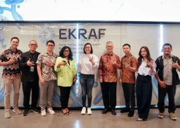 Wakil Menteri Ekonomi Kreatif (Wamen Ekraf) menerima audiensi Gabungan Pengusaha Jamu Indonesia (GP Jamu) bersama Acaraki dan pelaku industri terkait di Kantor Kementerian Ekraf, Jakarta, Kamis (2/4/2026). (Foto: Kementerian Ekraf)