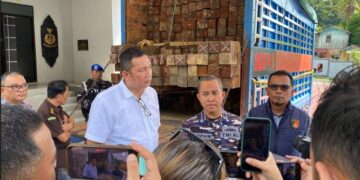 Perdagangan kayu ilegal.(Foto: Humas Kemenhut)