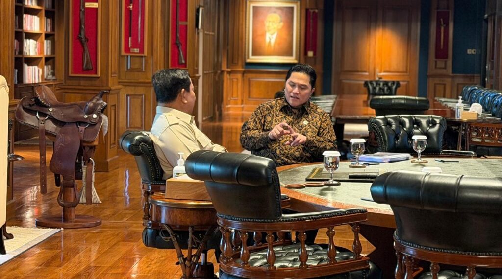 Menpora Erick Laporkan Progres Program Kerja