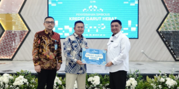Pelaksanaan launching Kredit Garut Hebat bersamaan dengan kegiatan Inagurasi Wirahebat Batch III di Gedung Pendopo, Kecamatan Garut Kota, Rabu (8/4/2026).‎(Foto: Moch Ahdiansyah/Diskominfo Kab. Garut)