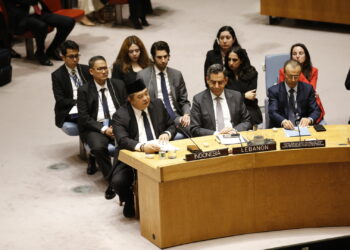 Sidang darurat Dewan Keamanan PBB.(Foto: Kemlu)