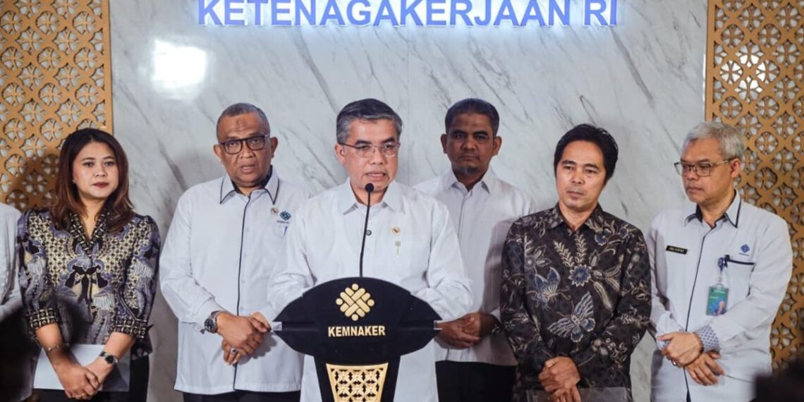 Menteri Tenaga Kerja Yassierli.(Foto: Humas Setneg)