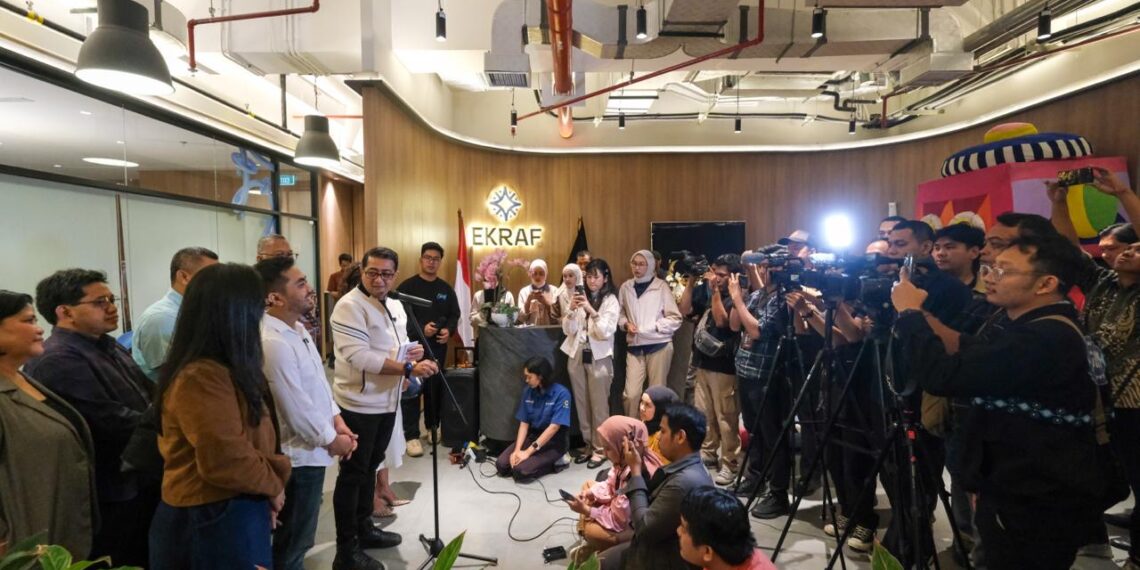 Amsal Sitepu di Kementerian Ekonomi Kreatif.(Foto: Humas Kementerian Ekraf)