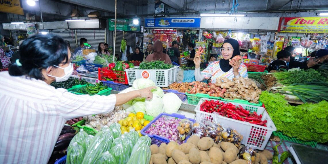 pasar tradisional Kota Bandung.(Foto: Humas Pemkot Bandung)