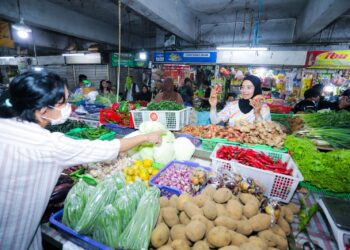 pasar tradisional Kota Bandung.(Foto: Humas Pemkot Bandung)