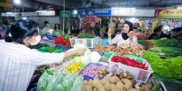 pasar tradisional Kota Bandung.(Foto: Humas Pemkot Bandung)