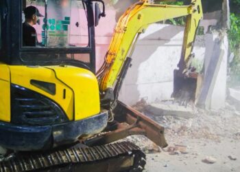 Penertiban bangunan liar.(Foto: Diskominfo Kota Bogor)