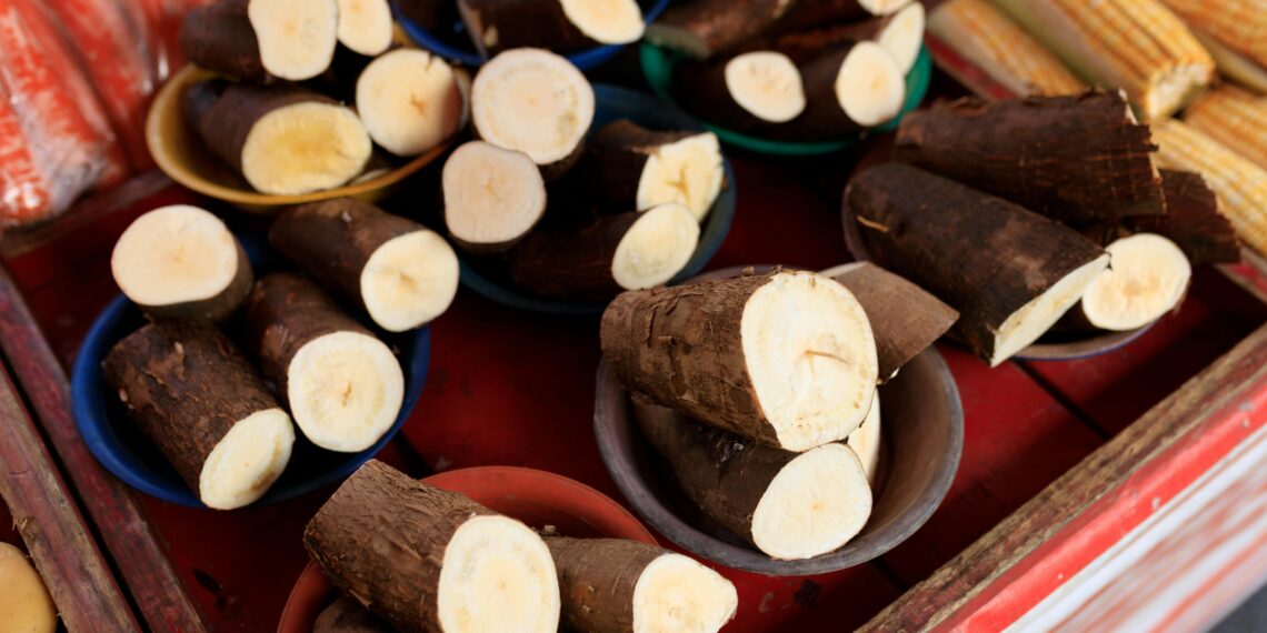 Ubi jalar atau singkong.(Image:pexels)