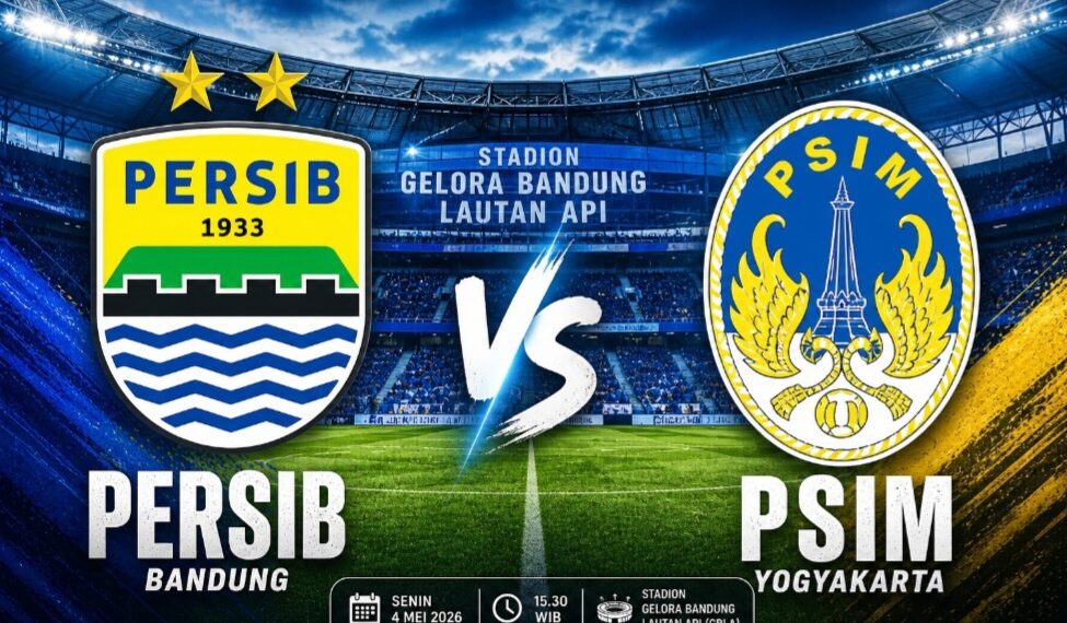 Laga Persib Bandung VS PSIM Yogyakarta di Stadion GBLA dijaga ketat polisi.(Foto:Istimewa).