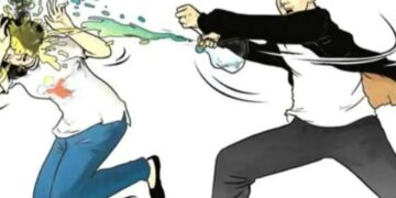 Ilustrasi aksi penyiraman air keras.(Foto:Istimewa).
