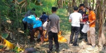 Jasad AF (15), pelajar yang ditemukan di bantaran Sungai Citarum, usai pamit nonton bareng laga Persib melawan Persija.(Foto:Istimewa).