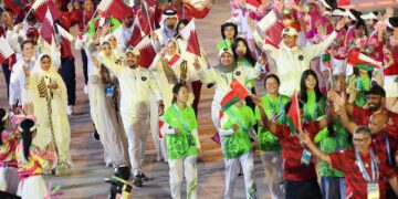 Keikutsertaan Indonesia dalam Asian Beach Games Sanya 2026 menjadi modal penting dalam menatap ajang yang lebih besar yaitu Asian Games 2026 di Nagoya, Jepang. (foto:NOC Indonesia/Naif Muhammad Al`as)