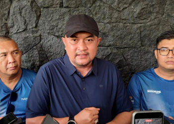 Bupati Bogor, Rudy Susmanto menggelar konferensi pers terkait Bogorun 2026.(Foto: Pemkab Bogor)