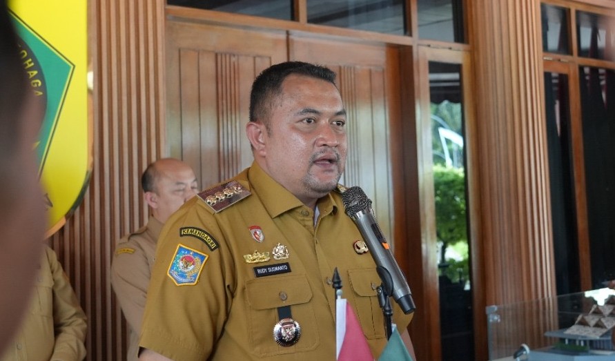 Bupati Bogor Rudy Susmanto komitmen mengawal pembangunan Akademi Olahraga Nasional.(Foto: Humas Pemkab Bogor)
