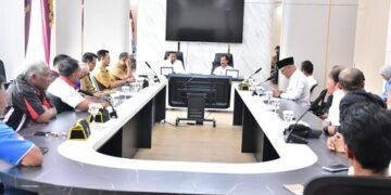 Pertemuan Bupati Sumedang Dony Ahmad Munir dan perwakilan Organda Kabupaten Sumedang.(Foto: Humas Pemkab Sumedang)