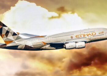 Pesawat terbang Etihad.(Pexels)