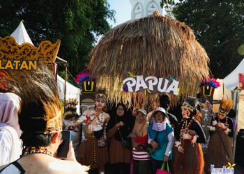 Festival Budaya Nusantara XVII 2026 hadir atas kolaborasi Pemerintah Kabupaten Bogor dan mahasiswa Program Studi Komunikasi Digital Media Sekolah Vokasi IPB.(Foto: Humas Pemkab Bogor)