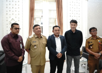 Bupati Garut, Abdusy Syakur Amin menerima kunjungan kerja delegasi Kota Shizuoka, Jepang, di Ruang Pamengkang, Kecamatan Garut Kota, Kabupaten Garut, Selasa (26/5/2026).(Foto: Humas Pemkab Garut)
