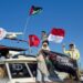 Aksi kemanusiaan Global Peace Convoy untuk Palestina.(Foto: Global Peace Convoy)