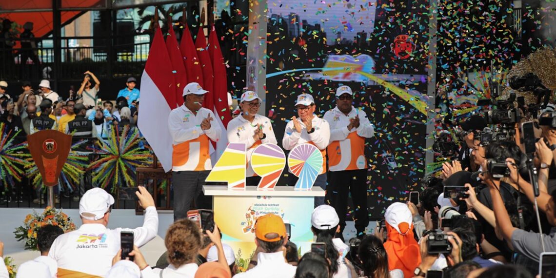 Gubernur Pramono Anung di Peluncuran HUT Jakarta 499.(Foto: Humas Pemprov DKI)