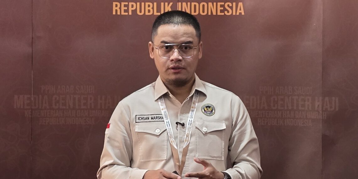 Juru Bicara Kementerian Haji dan Umrah, Ichsan Marsha, menegaskan bahwa permasalahan tersebut bukan disebabkan oleh tidak tersedianya makanan, melainkan akibat kesalahan dalam prosedur distribusi di lapangan.(Foto: HUmas Kemenhaj)