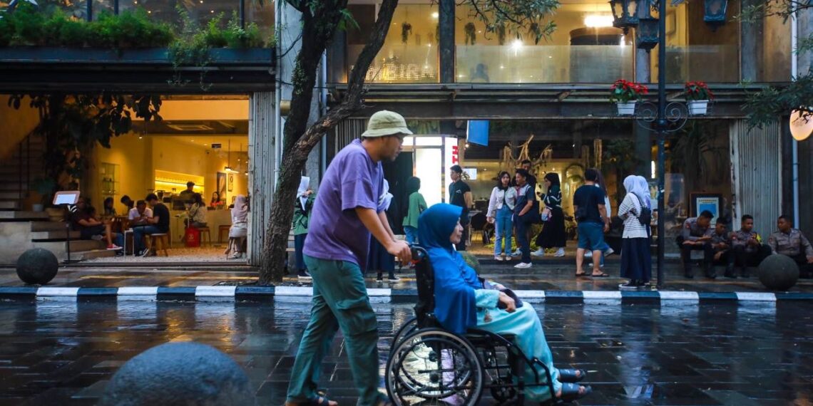 Kunjungan wisatawan di Jalan Braga Kota Bandung.(Foto: Humas Pemkot Bandung)