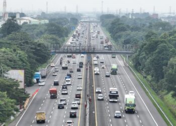 Jalan tol Jasa Marga saat libur panjang Kenaikan Yesus Kristus.(Foto: Humas Jasa Marga)