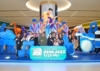 Menteri Ekonomi Kreatif, Teuku Riefky Harsya, menghadiri International Java Jazz Festival 2026 di Nice PIK 2, Tangerang, Sabtu (30/5/2026).(Foto: Dok. Humas Kementerian Ekraf)