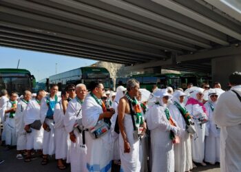 Jemaah jelang puncak ibadah haji.(Foto: Humas Kemenhaj)