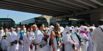 Jemaah jelang puncak ibadah haji.(Foto: Humas Kemenhaj)