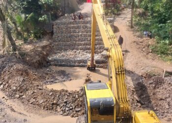 Jembatan bailey.(Foto: Humas Pemkab Bogor)