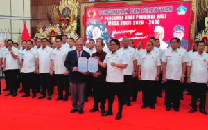 Pelantikan pengurus KONI Bali 2026-2030.(Foto: Humas KONI Pusat)