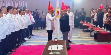 KONI Sulsel 2025-2029 resmi dilantik dengan sejumlah harapan prestasi olahraga Negeri Anging Mamiri semakin maju semakin bagus.(Foto: KONI Pusat)