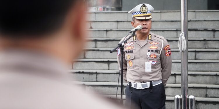 Kabag Ops Korlantas Polri Kombes Pol. Aries Syahbudin mengemukakan Operasi Patuh 2026 digelar 8 - 21 Juni 2026.(Foto: Korlantas Polri)