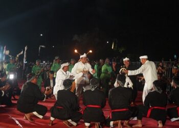 Kirab Budaya Milangkala Tatar Sunda di Sumedang.(Foto: Humas Pemkab Sumedang)