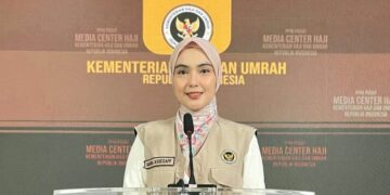 Juru Bicara Kemenhaj, Maria Assegaff.(Foto: Humas Kemenhaj),puncak haji