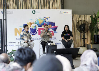 Menteri Perdagangan, Budi Santoso menghadiri acara NGOPI Bareng UMKM yang berlangsung di Jakarta, Rabu (13 Mei). Acara ini merupakan hasil kolaborasi Kementerian Perdagangan bersama gerakan pemberdayaan UMKM Local Champion Indonesia (LCI) dan Lembaga Pembiayaan Ekspor Indonesia (LPEI).(Foto: Humas Kemendag)