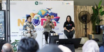 Menteri Perdagangan, Budi Santoso menghadiri acara NGOPI Bareng UMKM yang berlangsung di Jakarta, Rabu (13 Mei). Acara ini merupakan hasil kolaborasi Kementerian Perdagangan bersama gerakan pemberdayaan UMKM Local Champion Indonesia (LCI) dan Lembaga Pembiayaan Ekspor Indonesia (LPEI).(Foto: Humas Kemendag)