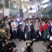 Menteri Luar Negeri Sugiono menyambut 9 WNI relawan Global Sumud Flotilla yang tiba di Tanah Air Minggu sore 24 Mei 2026.(Foto: Kemlu)
