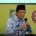Menag Nasaruddin Umar saat menjadi salah satu pembicara pada Temu Nasional Pondok Pesantren bertema “Gerakan Pesantren Anti Kekerasan Seksual” di Jakarta.(Foto: Humas Kemenag)